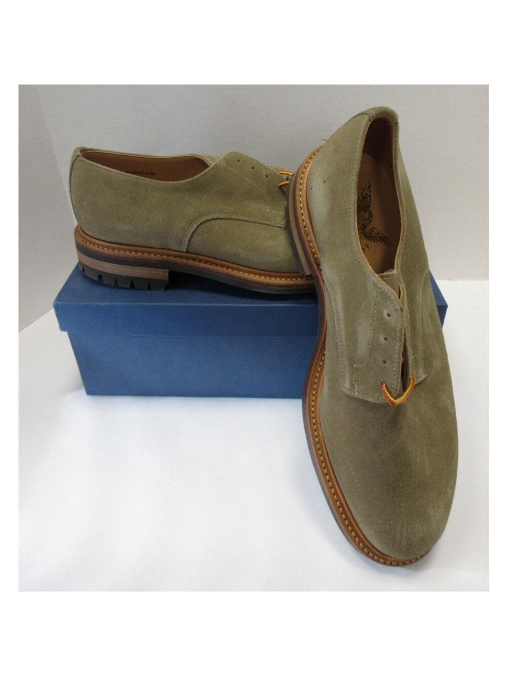 Mark McNairy Shoes 11.5 Dirty Buck Suede Gibson Derby Lace Up NEW